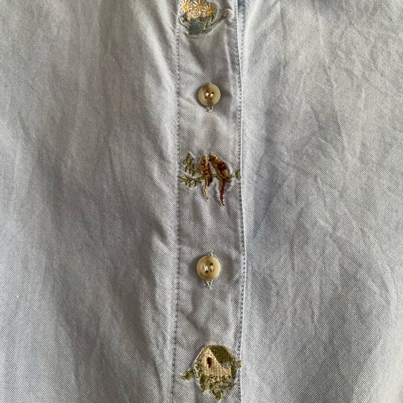Vintage Dalia Collection Short Sleeve Button Up - Picture 4 of 5